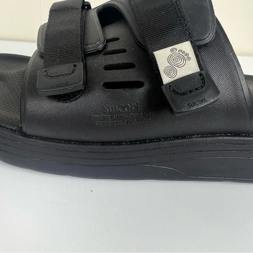 Suicoke | URICH Black Minimalist Sandal | 8 (Men’s) 10 (Women’s)